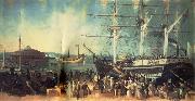 Samuel Bell Waugh The Bay and Harbor of New York china oil painting reproduction